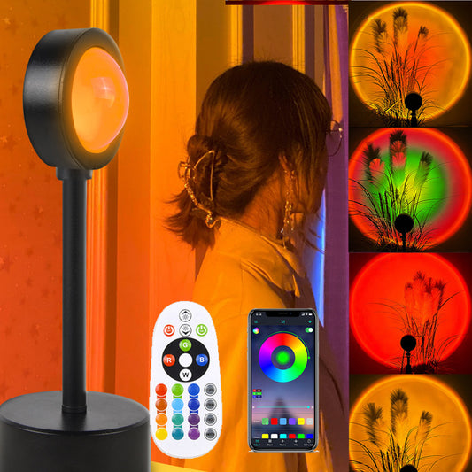 Sunset Projection Lamp: Night Light & Wall Decoration Lighting